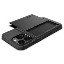 Заредете изображение във визуализатора на галерията – Spigen SLIM ARMOR CS IPHONE 14 PRO MAX BLACK - TopMag
