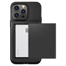 Заредете изображение във визуализатора на галерията – Spigen SLIM ARMOR CS IPHONE 14 PRO MAX BLACK - TopMag
