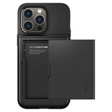 Заредете изображение във визуализатора на галерията – Spigen SLIM ARMOR CS IPHONE 14 PRO MAX BLACK - TopMag
