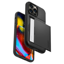 Заредете изображение във визуализатора на галерията – Spigen SLIM ARMOR CS IPHONE 14 PRO MAX BLACK - TopMag

