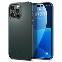 Заредете изображение във визуализатора на галерията – Spigen THIN FIT IPHONE 14 PRO MAX ABYSS GREEN - TopMag
