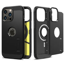 Заредете изображение във визуализатора на галерията – Spigen TOUGH ARMOR MAG MAGSAFE IPHONE 14 PRO BLACK
