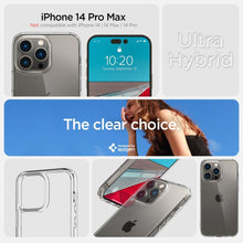 Заредете изображение във визуализатора на галерията – Spigen ULTRA HYBRID IPHONE 14 PRO MAX CRYSTAL CLEAR - TopMag
