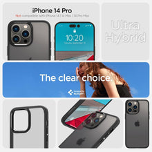 Заредете изображение във визуализатора на галерията – Spigen ULTRA HYBRID IPHONE 14 PRO FROST BLACK - TopMag
