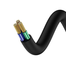 Заредете изображение във визуализатора на галерията – Baseus PowerCombo cable / extension cord with mini power strip 1m black (EU and UK power adapter) (PSMN000301)
