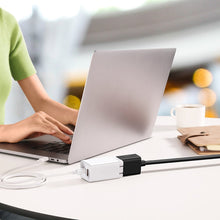 Заредете изображение във визуализатора на галерията – Baseus PowerCombo cable / extension cord with mini power strip 1m black (EU and UK power adapter) (PSMN000301)
