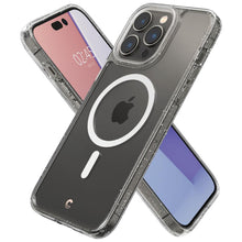 Заредете изображение във визуализатора на галерията – Spigen CYRILL SHINE MAG MAGSAFE IPHONE 14 PRO GLITTER CLEAR - TopMag

