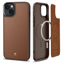 Заредете изображение във визуализатора на галерията – Spigen CYRILL KAJUK MAG MAGSAFE IPHONE 14 PLUS SADDLE BROWN - TopMag

