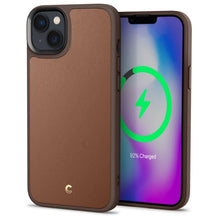 Заредете изображение във визуализатора на галерията – Spigen CYRILL KAJUK MAG MAGSAFE IPHONE 14 PLUS SADDLE BROWN - TopMag
