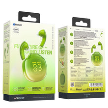 Заредете изображение във визуализатора на галерията – Acefast T9 Bluetooth 5.3 in-ear wireless headphones - green
