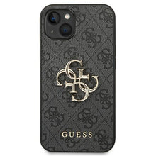 Заредете изображение във визуализатора на галерията – Guess GUHCP14M4GMGGR iPhone 14 Plus 6,7&quot; szary/grey hardcase 4G Big Metal Logo - TopMag
