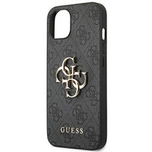 Заредете изображение във визуализатора на галерията – Guess GUHCP14M4GMGGR iPhone 14 Plus 6,7&quot; szary/grey hardcase 4G Big Metal Logo - TopMag
