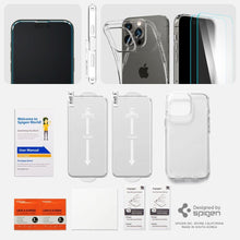 Заредете изображение във визуализатора на галерията – Spigen CRYSTAL PACK IPHONE 14 PRO CRYSTAL CLEAR - TopMag
