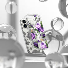 Заредете изображение във визуализатора на галерията – Ringke Fusion Design Armored Case Cover with Gel Frame for iPhone 14 Pro Max transparent (Purple rose) (FD645E29) - TopMag
