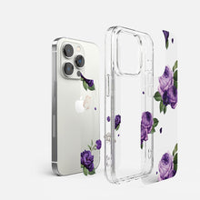 Заредете изображение във визуализатора на галерията – Ringke Fusion Design Armored Case Cover with Gel Frame for iPhone 14 Pro Max transparent (Purple rose) (FD645E29) - TopMag
