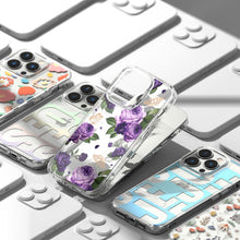 Заредете изображение във визуализатора на галерията – Ringke Fusion Design Armored Sleeve Cover with Gel Frame for iPhone 14 Pro transparent (Floral) (FD641E31) - TopMag
