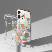 Заредете изображение във визуализатора на галерията – Ringke Fusion Design Armored Sleeve Cover with Gel Frame for iPhone 14 Pro transparent (Floral) (FD641E31) - TopMag
