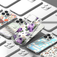 Заредете изображение във визуализатора на галерията – Ringke Fusion Design Armored Case Cover with Gel Frame for iPhone 14 Pro transparent (Dry flowers) (FD641E30) - TopMag
