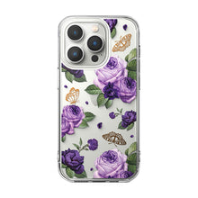 Заредете изображение във визуализатора на галерията – Ringke Fusion Design Armor Case Cover with Gel Frame for iPhone 14 Pro transparent (Purple rose) (FD641E29) - TopMag
