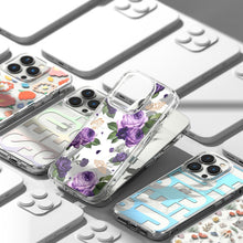 Заредете изображение във визуализатора на галерията – Ringke Fusion Design Armor Case Cover with Gel Frame for iPhone 14 Pro transparent (Purple rose) (FD641E29) - TopMag
