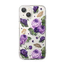 Заредете изображение във визуализатора на галерията – Ringke Fusion Design Armored Case Cover with Gel Frame for iPhone 14 Plus transparent (Purple rose) (FD637E29) - TopMag
