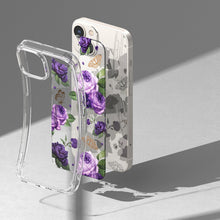 Заредете изображение във визуализатора на галерията – Ringke Fusion Design Armored Case Cover with Gel Frame for iPhone 14 Plus transparent (Purple rose) (FD637E29) - TopMag
