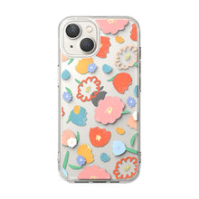 Заредете изображение във визуализатора на галерията – Ringke Fusion Design Armored Sleeve Cover with Gel Frame for iPhone 14 transparent (Floral) (FD633E31) - TopMag
