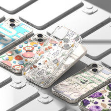 Заредете изображение във визуализатора на галерията – Ringke Fusion Design Armored Sleeve Cover with Gel Frame for iPhone 14 transparent (Floral) (FD633E31) - TopMag
