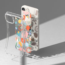 Заредете изображение във визуализатора на галерията – Ringke Fusion Design Armored Sleeve Cover with Gel Frame for iPhone 14 transparent (Floral) (FD633E31) - TopMag
