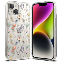 Заредете изображение във визуализатора на галерията – Ringke Fusion Design Armored Case Cover with Gel Frame for iPhone 14 transparent (Dry flowers) (FD633E30) - TopMag
