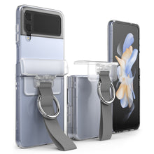 Заредете изображение във визуализатора на галерията – Ringke hinge cover for Samsung Galaxy Z Flip 4 / Flip 3 transparent / dark gray (HG666192RS) - TopMag
