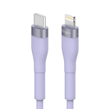 Заредете изображение във визуализатора на галерията – Ringke USB-C cable - Lightning 480Mb / s 20W 1.2m purple (CB60105RS) - TopMag
