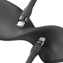 Заредете изображение във визуализатора на галерията – Ringke USB-C cable - Lightning 480Mb / s 20W 1.2m black (CB60112RS) - TopMag
