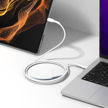 Заредете изображение във визуализатора на галерията – Ringke cable USB-C - USB-C 480Mb / s 60W 2m purple (CB60181RS) - TopMag
