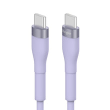 Заредете изображение във визуализатора на галерията – Ringke cable USB-C - USB-C 480Mb / s 60W 2m purple (CB60181RS) - TopMag
