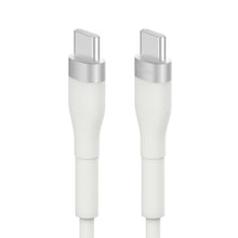Заредете изображение във визуализатора на галерията – Ringke USB-C - USB-C cable 480Mb / s 60W 2m white (CB60204RS) - TopMag
