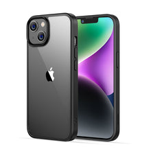 Заредете изображение във визуализатора на галерията – Ugreen case with gel frame Classy Clear Enhanced Protective Case for iPhone 14 black (LP621) - TopMag
