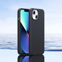 Заредете изображение във визуализатора на галерията – Ugreen LP626 Silky Silicone Protective Case Rubber Flexible Silicone Phone Case for iPhone 14 Plus Black (90920) - TopMag
