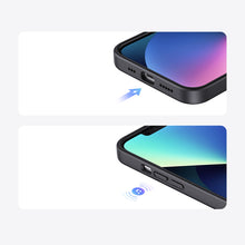 Заредете изображение във визуализатора на галерията – Ugreen LP626 Silky Silicone Protective Case Rubber Flexible Silicone Phone Case for iPhone 14 Plus Black (90920) - TopMag
