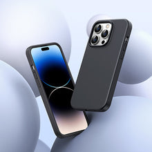 Заредете изображение във визуализатора на галерията – Ugreen LP628 Silky Silicone Protective Case Rubber Flexible Silicone Phone Case for iPhone 14 Pro Max Black (90922) - TopMag
