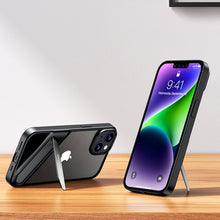 Заредете изображение във визуализатора на галерията – Ugreen LP634 Kickstand Protective Case Hard Cover with Gel Frame and Built-in Stand for iPhone 14 Plus (90925) - TopMag
