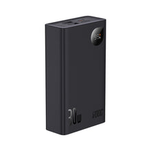 Заредете изображение във визуализатора на галерията – Baseus Adaman2 powerbank with digital display 20000mAh 30W 2 x USB / 1x USB Type C Power Delivery Quick Charge SCP, Oppo Super VOOC black (PPAD050101)
