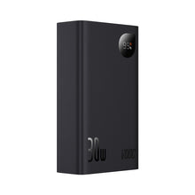 Заредете изображение във визуализатора на галерията – Baseus Adaman2 powerbank with digital display 20000mAh 30W 2 x USB / 1x USB Type C Power Delivery Quick Charge SCP, Oppo Super VOOC black (PPAD050101)
