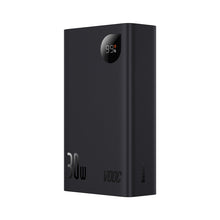 Заредете изображение във визуализатора на галерията – Baseus Adaman2 powerbank with digital display 20000mAh 30W 2 x USB / 1x USB Type C Power Delivery Quick Charge SCP, Oppo Super VOOC black (PPAD050101)

