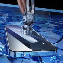 Заредете изображение във визуализатора на галерията – Joyroom Easy Fit Full Screen tempered glass with mounting rack for iPhone 14 Pro Max (6.7 ") (JR-DH12) - TopMag
