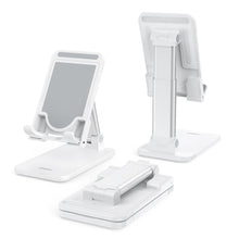 Заредете изображение във визуализатора на галерията – Joyroom foldable stand phone holder tablet white (JR-ZS303) - TopMag
