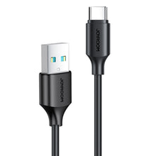 Заредете изображение във визуализатора на галерията – Joyroom USB charging / data cable - USB Type C 3A 0.25 m black (S-UC027A9) - TopMag
