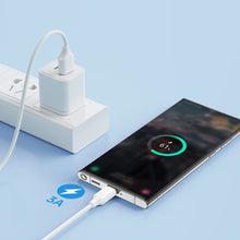 Заредете изображение във визуализатора на галерията – Joyroom charging / data cable USB - USB Type C 3A 1m black (S-UC027A9) - TopMag
