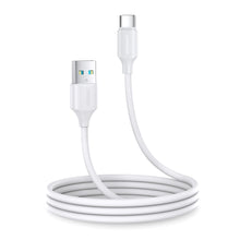 Заредете изображение във визуализатора на галерията – Joyroom USB charging / data cable - USB Type C 3A 1m white (S-UC027A9) - TopMag
