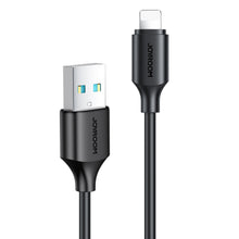 Заредете изображение във визуализатора на галерията – Joyroom USB Charging / Data Cable - Lightning 2.4A 0.25m Black (S-UL012A9) - TopMag
